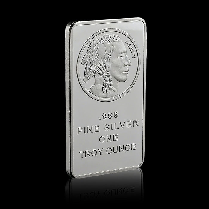 Buffalo Silver Bar | Silvertowne Mint 999 Silver Bar