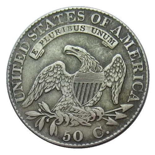 Hot 1814 Capped Bust Silver Half Dollar 50c - Picture 1 of 2