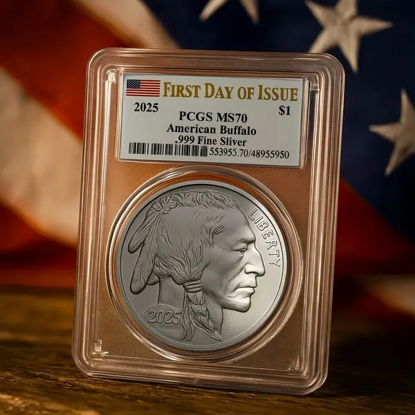 1 Oz 2025 Buffalo Silver Round – .999 Pure Silver • Limited Release • Limited-Time Factory Price