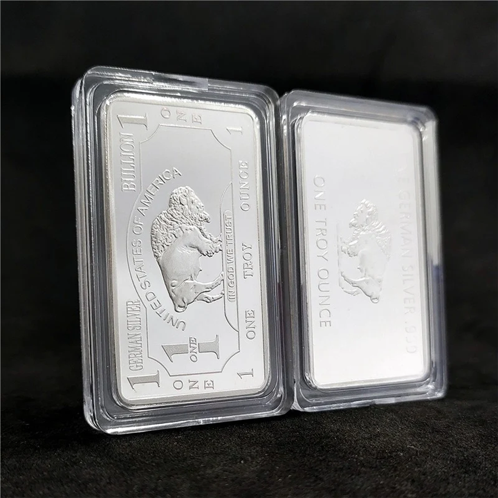 Buffalo Commemorative Silver Bar - One Troy Ounce .999 Fine Silver Bar