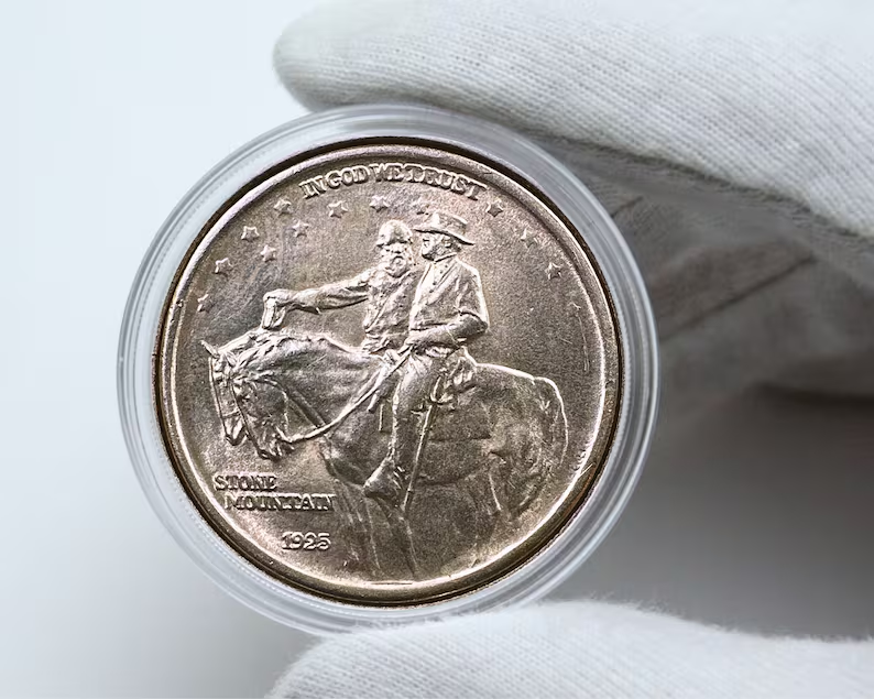 U.S. 1925 Stone Mountain Commemorative Silver Half Dollar