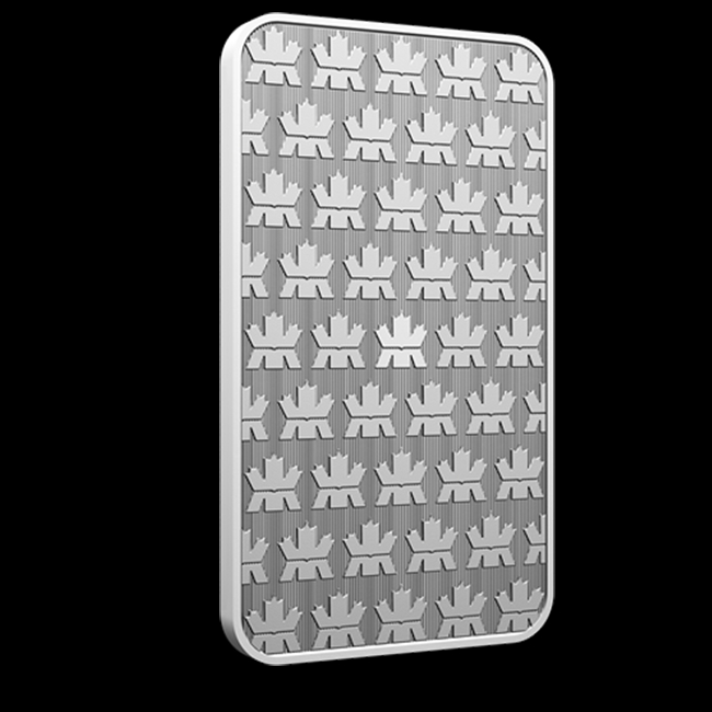 1 Oz Royal Canadian Mint (RCM) Silver Bar