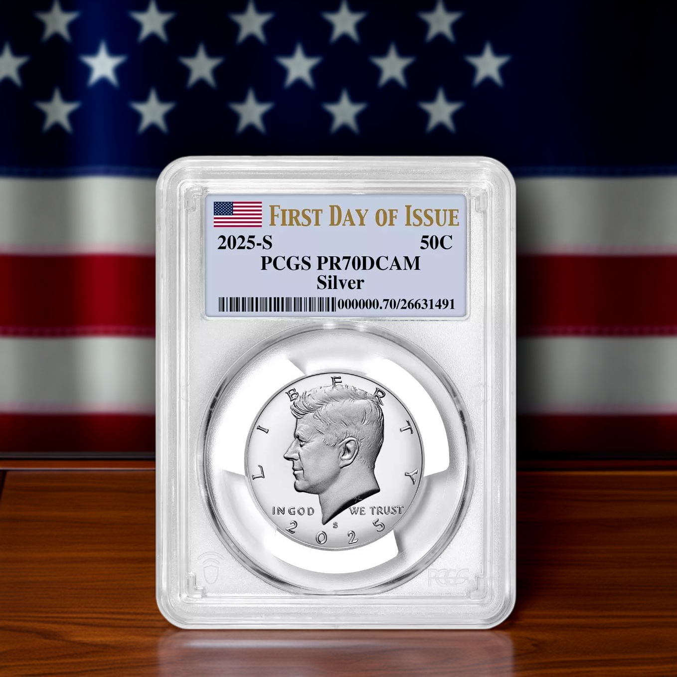 2025 S Silver Kennedy Half Dollar 50C NGC PF70 UCameo Early Releases