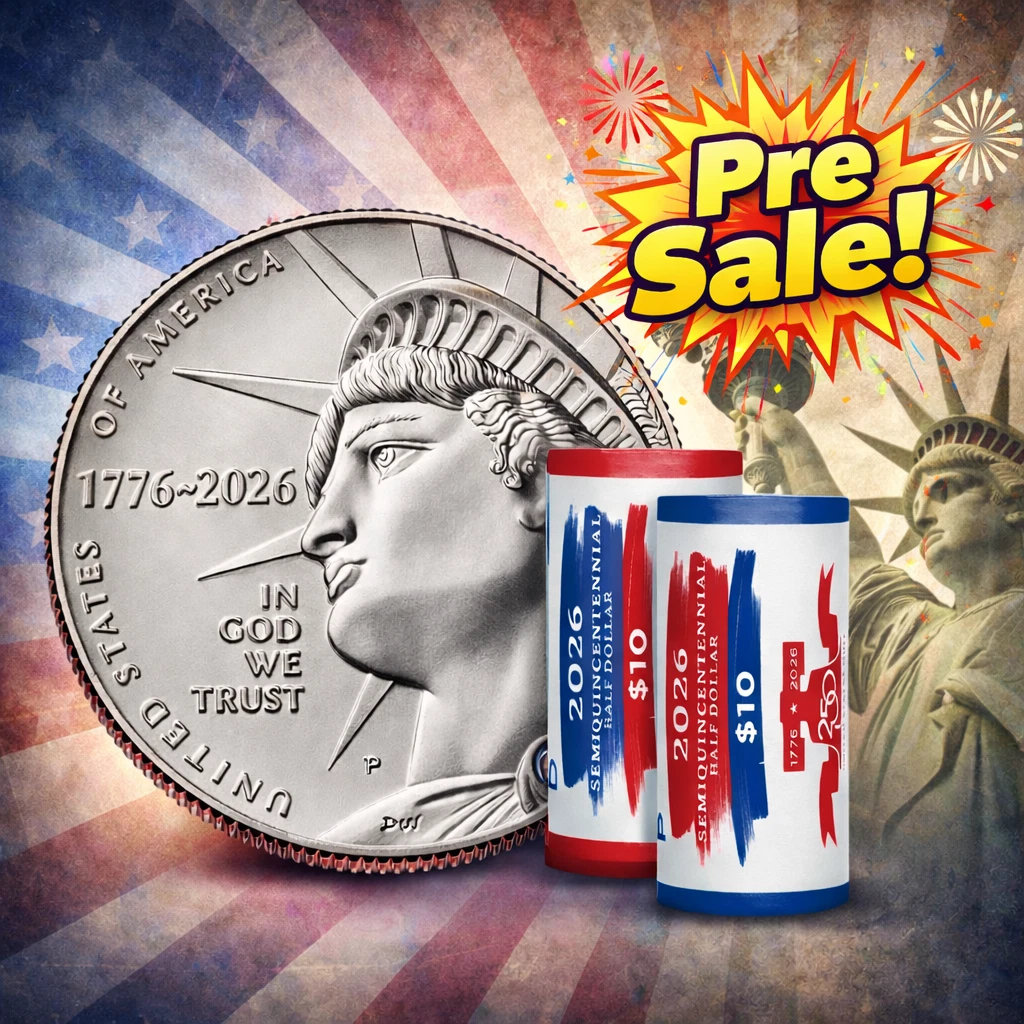 2026 Enduring Liberty Semiquincentennial Half Dollar Set P & D