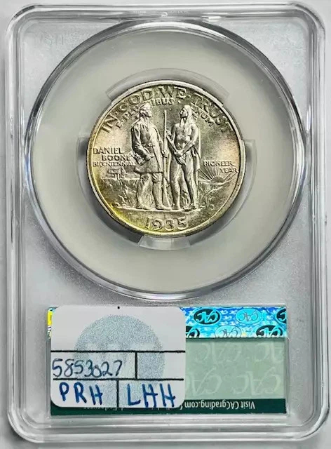 1935 S Classic Commemorative Daniel Boone Bicentennial CACG MS-64 CAC