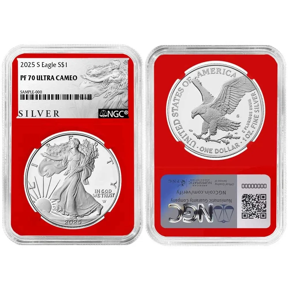 2025 S Silver Eagle - United We Stand Early Releases - NGC PF70 Ultra Cameo