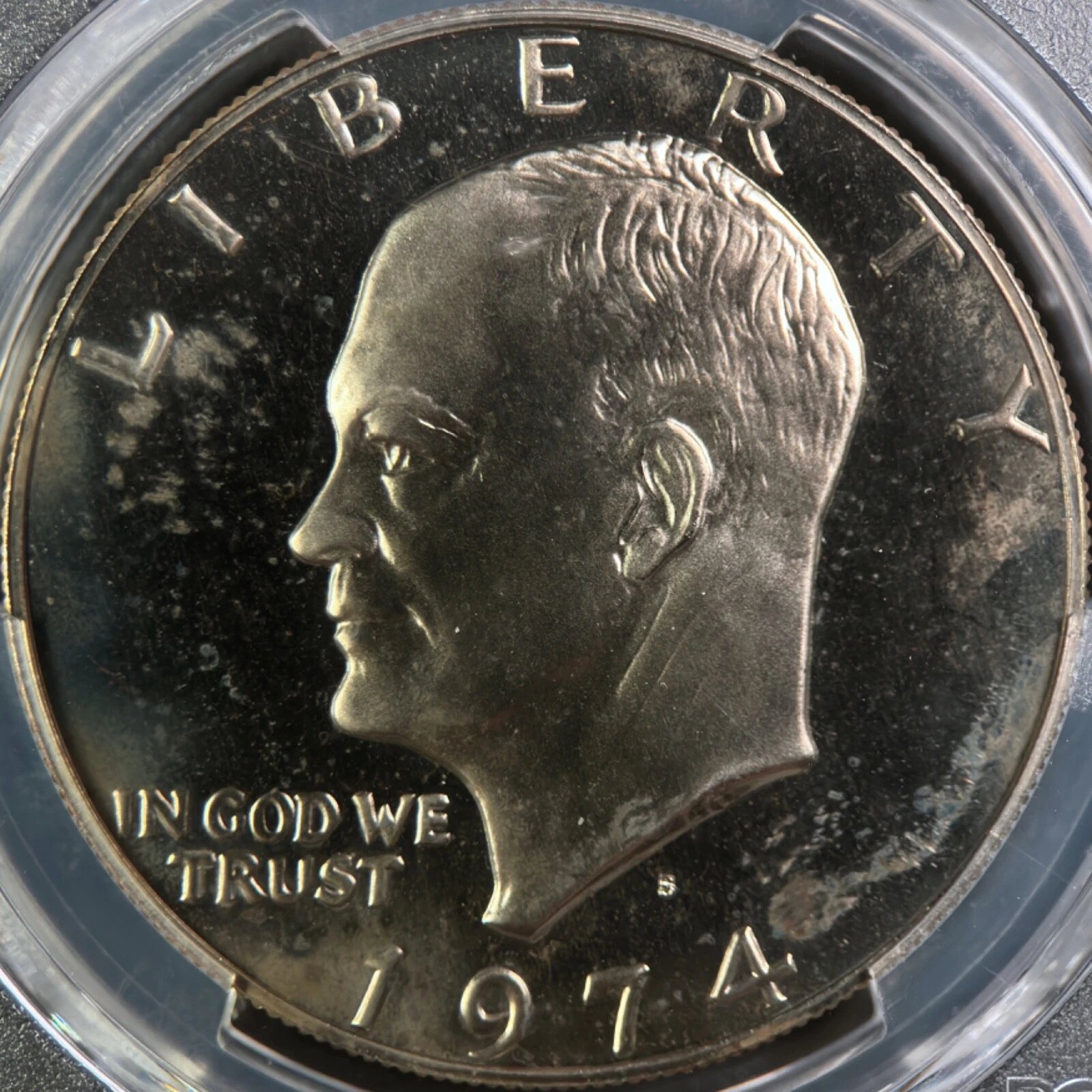 UNITED STATES. 1974, 1 Dollar, S - PCGS PR68 - Eisenhower, San Francisco Proof