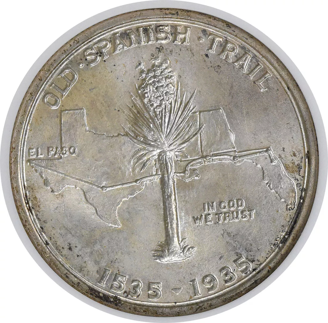 1935 Spanish Trail Commemortive Half Dollar