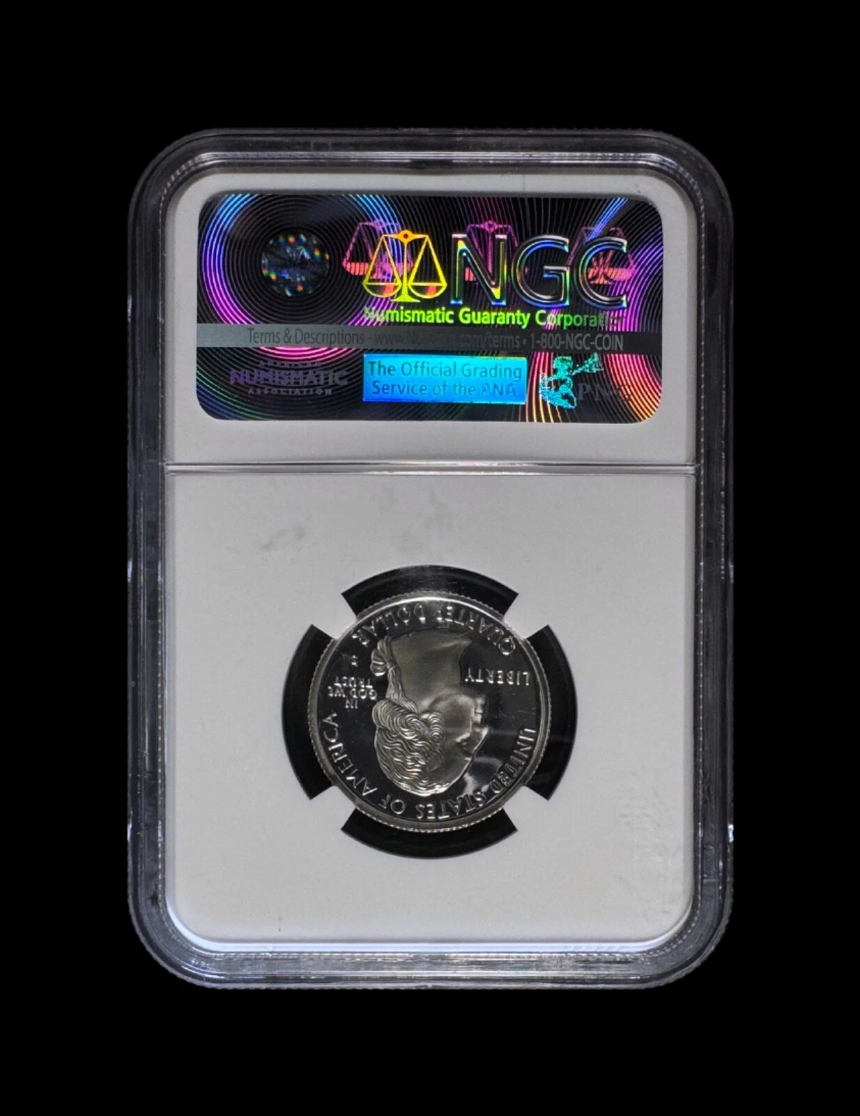1999 S 25 Cents Silver - NGC PF69 - Delaware, Caesar Rodney