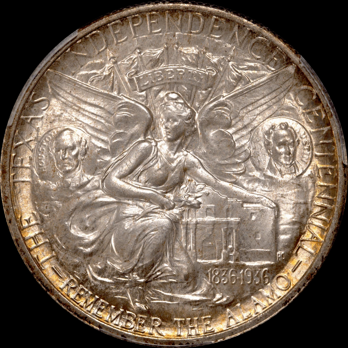 1936 Texas Commemorative Half Dollar 50c PCGS MS67 CAC