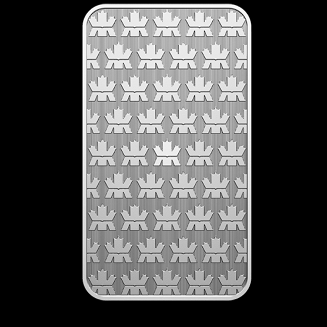 1 Oz Royal Canadian Mint (RCM) Silver Bar