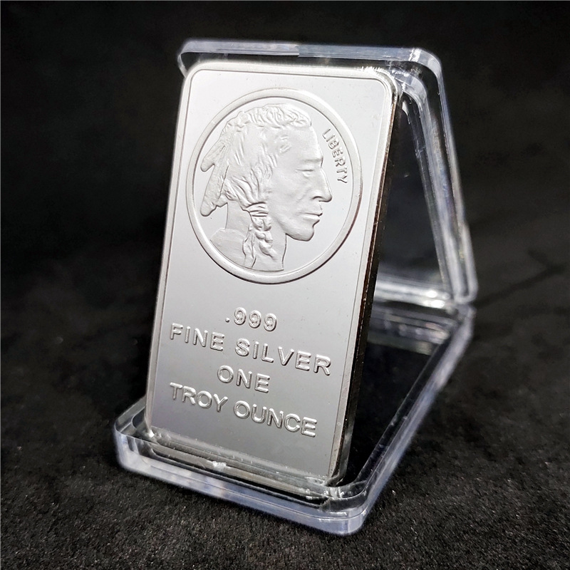 Buffalo Silver Bar | Silvertowne Mint 999 Silver Bar