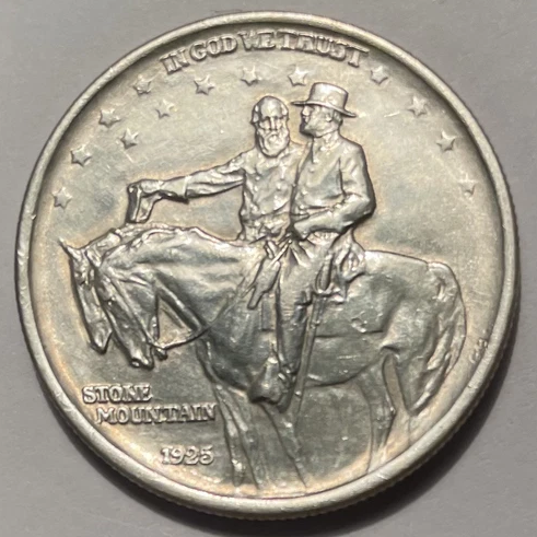 1925 50C Stone Mountain Memorial Half Dollar Commemorative Coin - NGC MS65