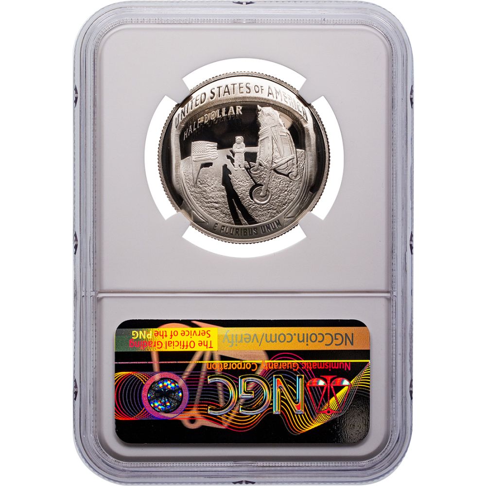2019-S Apollo 11 Commemorative Half Dollar NGC Proof 70 Ultra Cameo