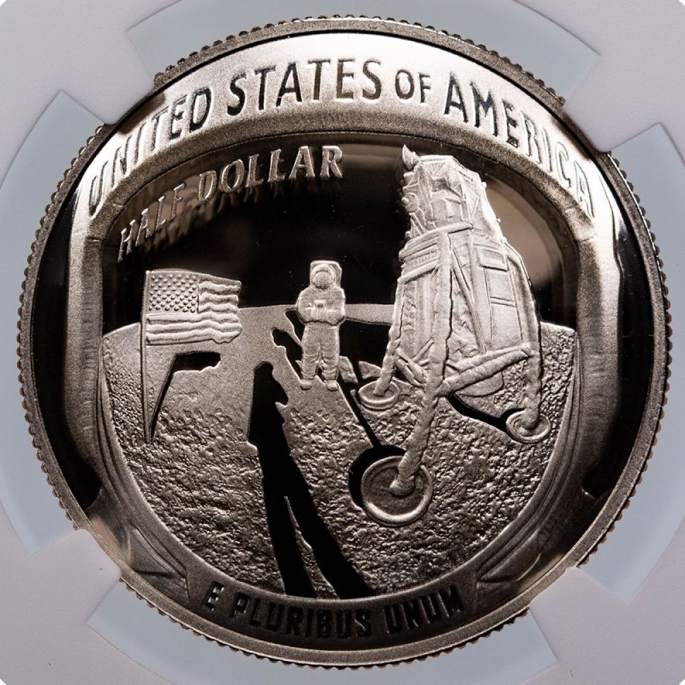 2019-S Apollo 11 Commemorative Half Dollar NGC Proof 70 Ultra Cameo