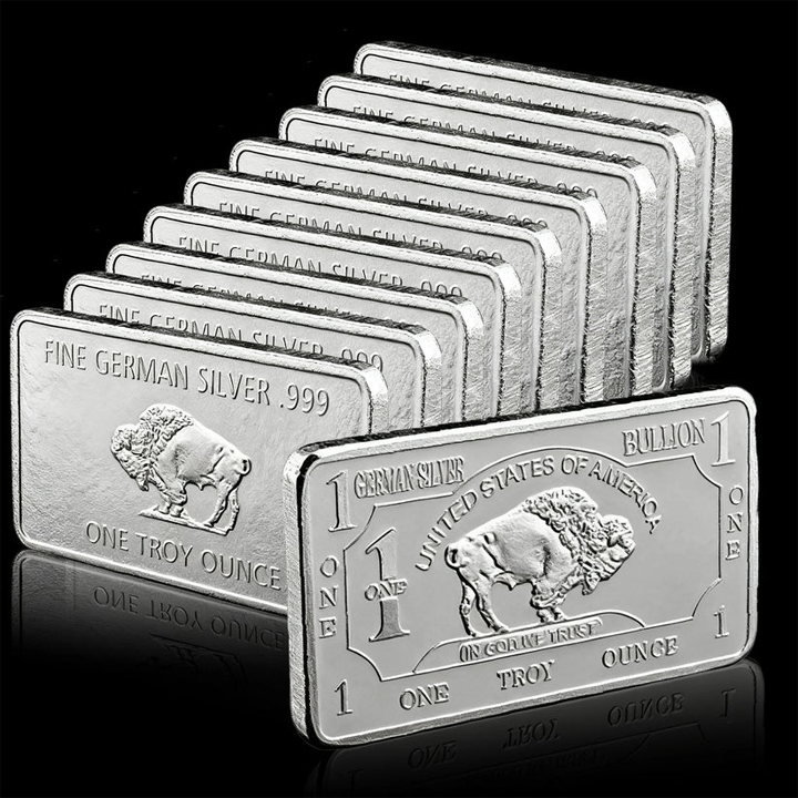 Buffalo Commemorative Silver Bar - One Troy Ounce .999 Fine Silver Bar