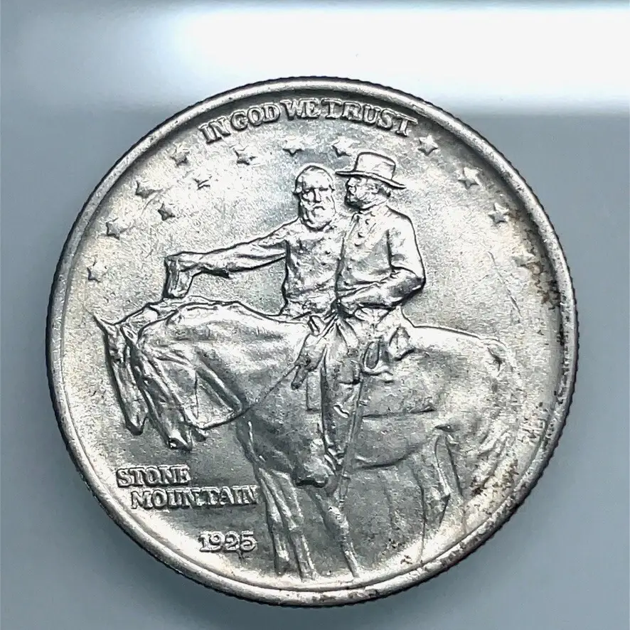 1925 50C Stone Mountain Memorial Half Dollar Commemorative Coin - NGC MS65