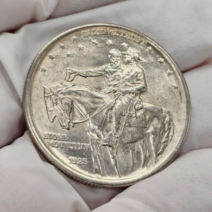 1925 50C Stone Mountain Memorial Half Dollar Commemorative Coin - NGC MS65