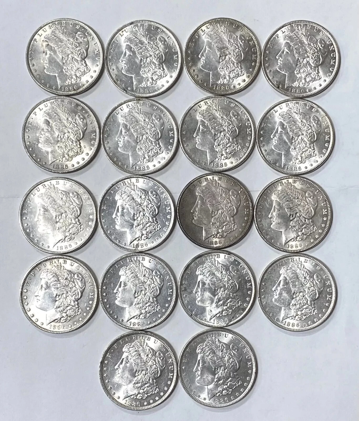 【Complete Set】1878–1893 Complete CC Morgan Dollar Set-13PC💰Free Shipping