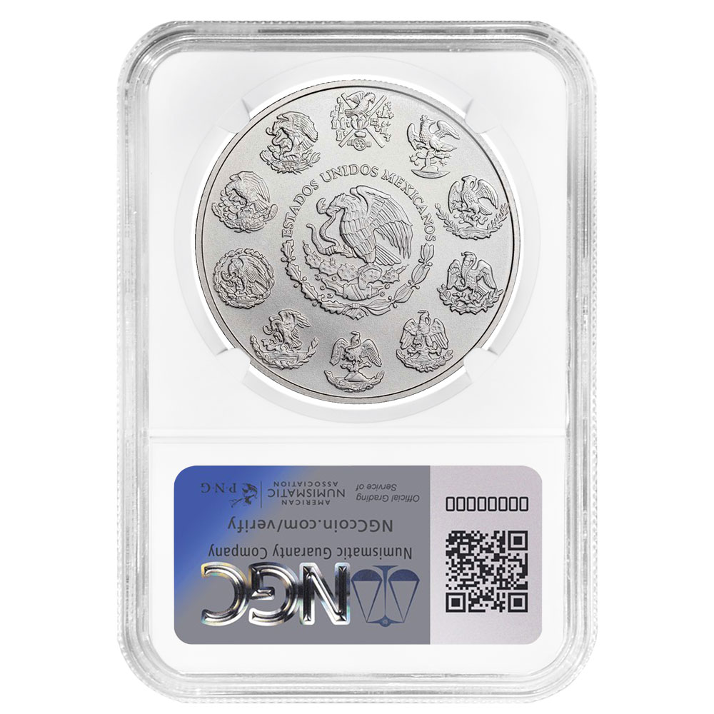 2024 Silver Mexican Libertad Onza 1 oz NGC MS70 FDI Mexico Label