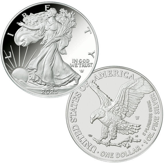 The “Perfect 10” Set of 2025 American Eagle Silver Dollars 3pc Set