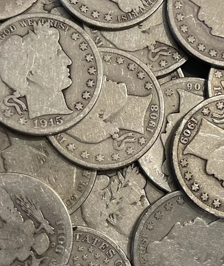 1906-1915 (10Pcs) Barbour Silver Half Dollar Coin Set