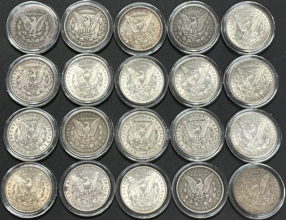 【Complete Set】1878–1893 Complete CC Morgan Dollar Set-13PC💰Free Shipping