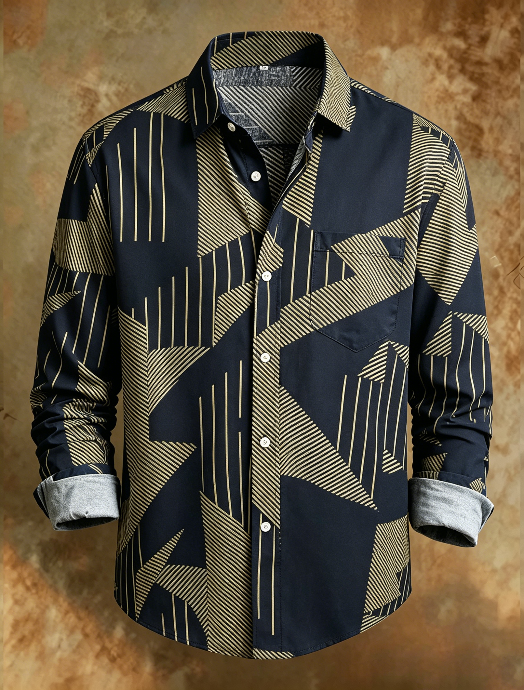 Men's Linen Casual Classic Button Down Shirt