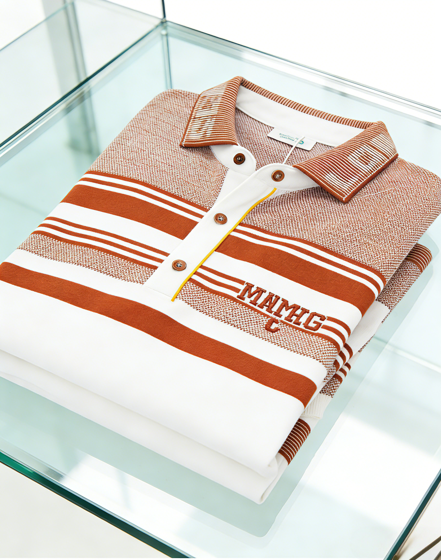 Men's Business Casual Button Short Sleeve Polo Shirt