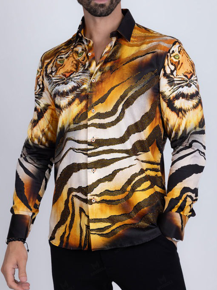 Men's Vintage Luxury Long Sleeve Shirt