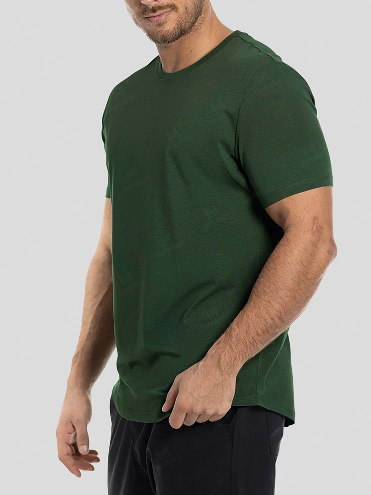 StayCool 2.0 Curve-Hem Tee: Slim-Fit