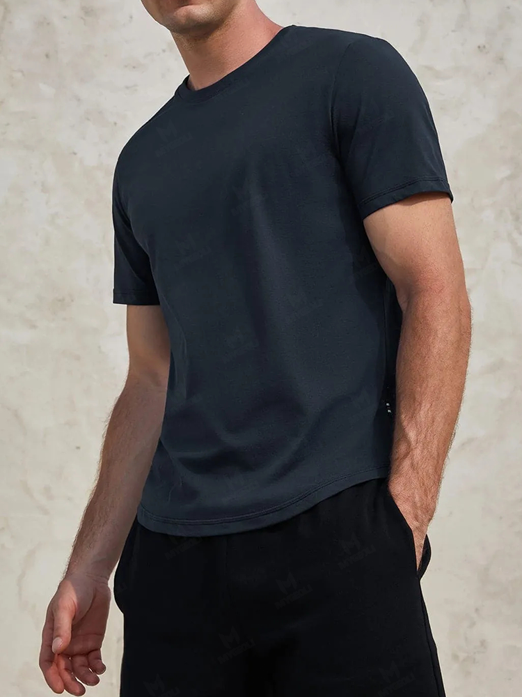 StayCool 2.0 Curve-Hem Tee: Slim-Fit