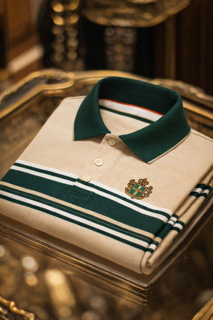 Men's Classic Business Button Short Sleeve Polo Shirt