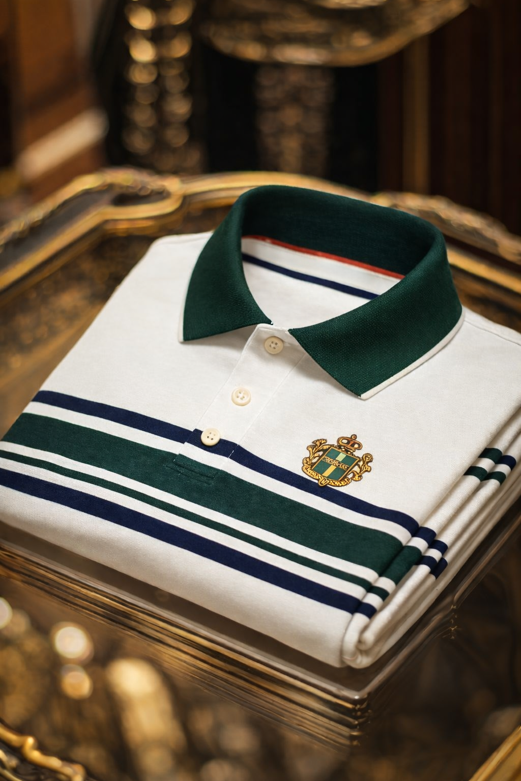 Men's Classic Business Button Short Sleeve Polo Shirt