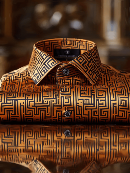 Men's Luxury Business Floral Print Shirt