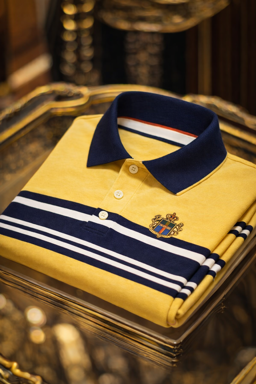 Men's Classic Business Button Short Sleeve Polo Shirt