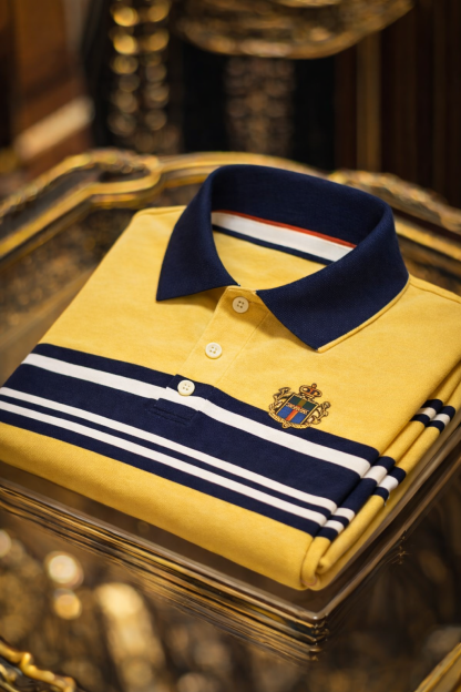 Men's Classic Business Button Short Sleeve Polo Shirt