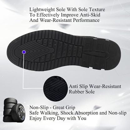 Men'S Patchwork Fashionable Casual Leather Shoes