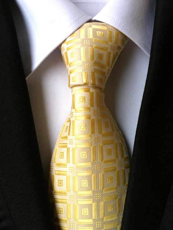 Men's Retro Gentleman Wedding Busines Shirt Tie