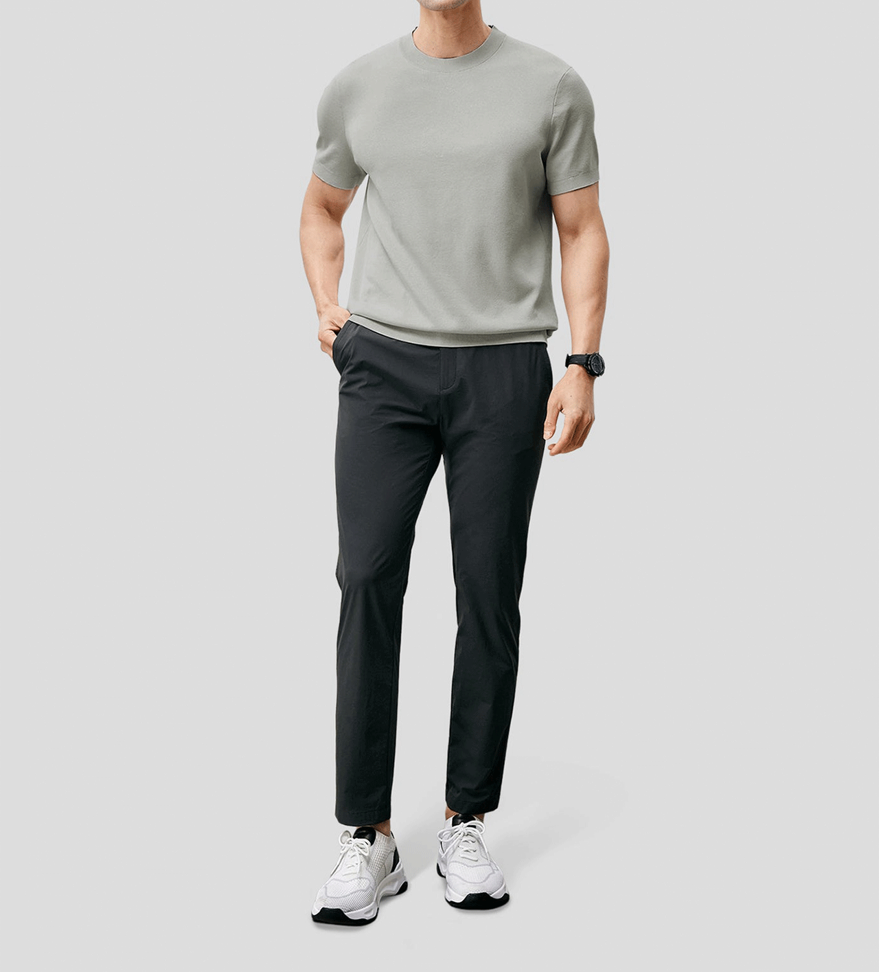 GentleKnit Short Sleeve Knitted T-Shirt