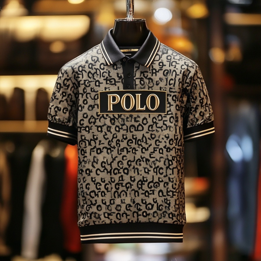 Luxury Business Casual Vacation Short Sleeve POLO Shirt