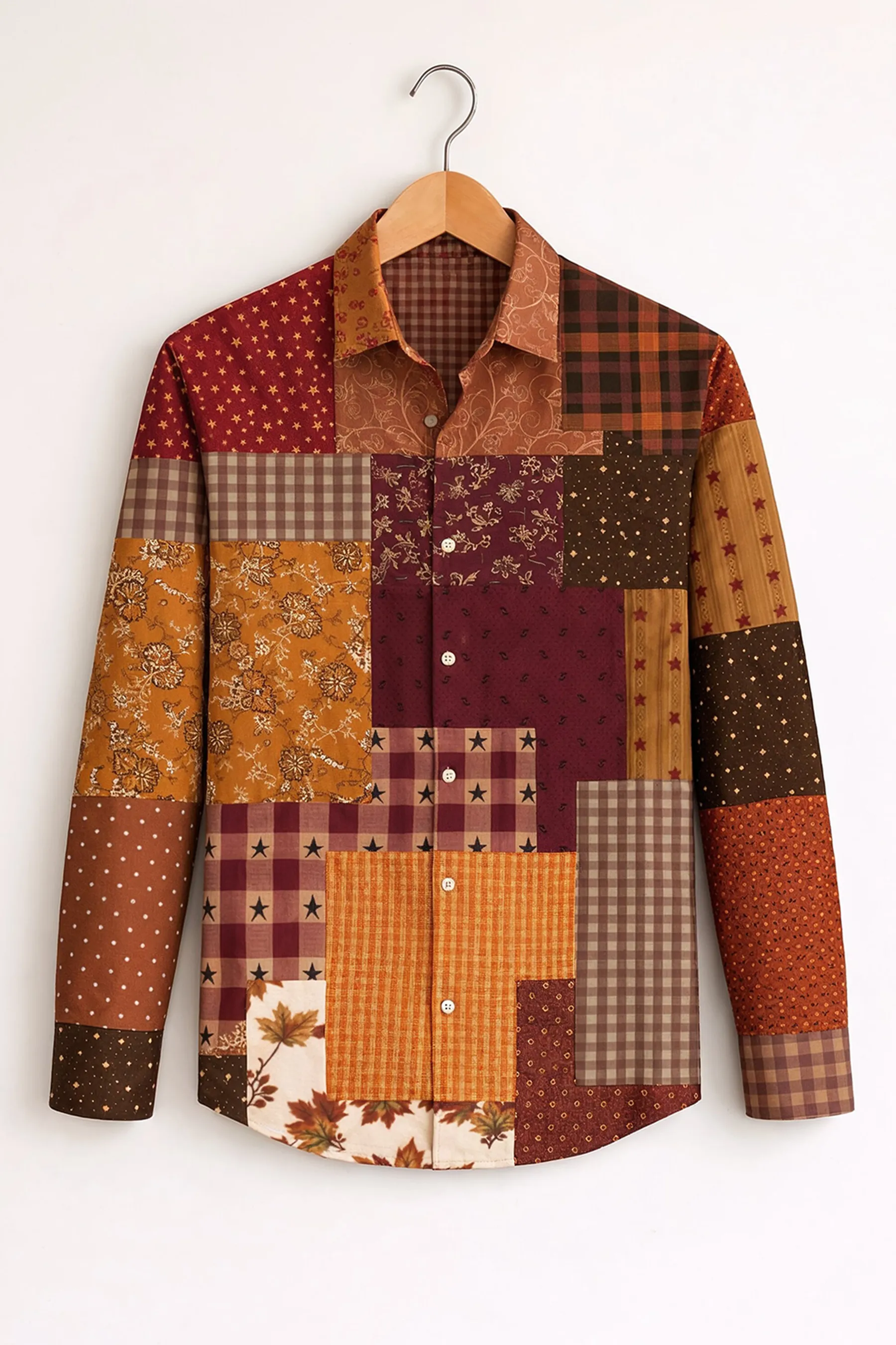 Heritage Patchwork Shirt – Multicolor