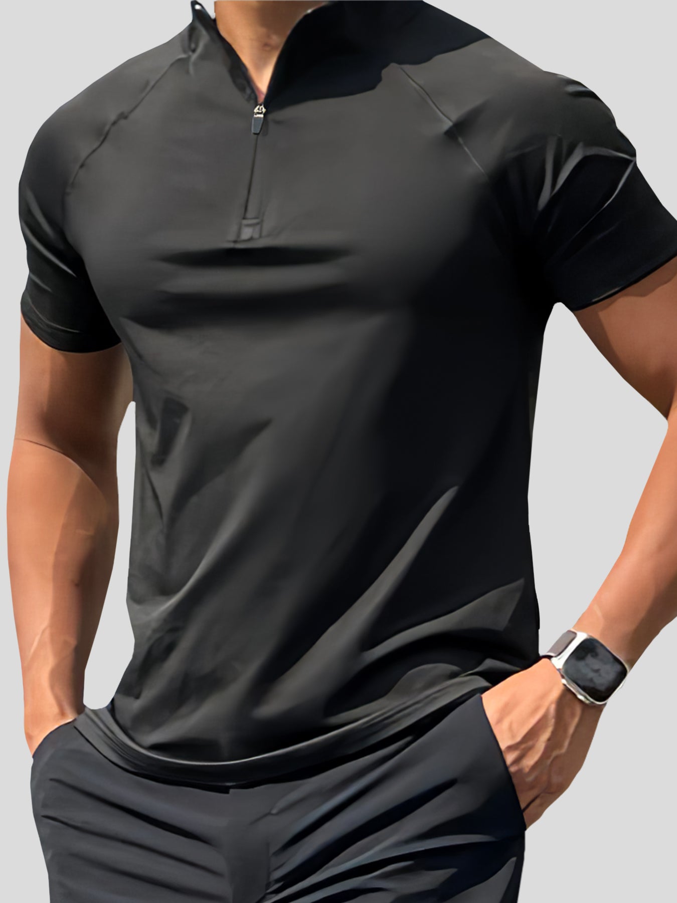 PerformancePro Half Zip Raglan Tee