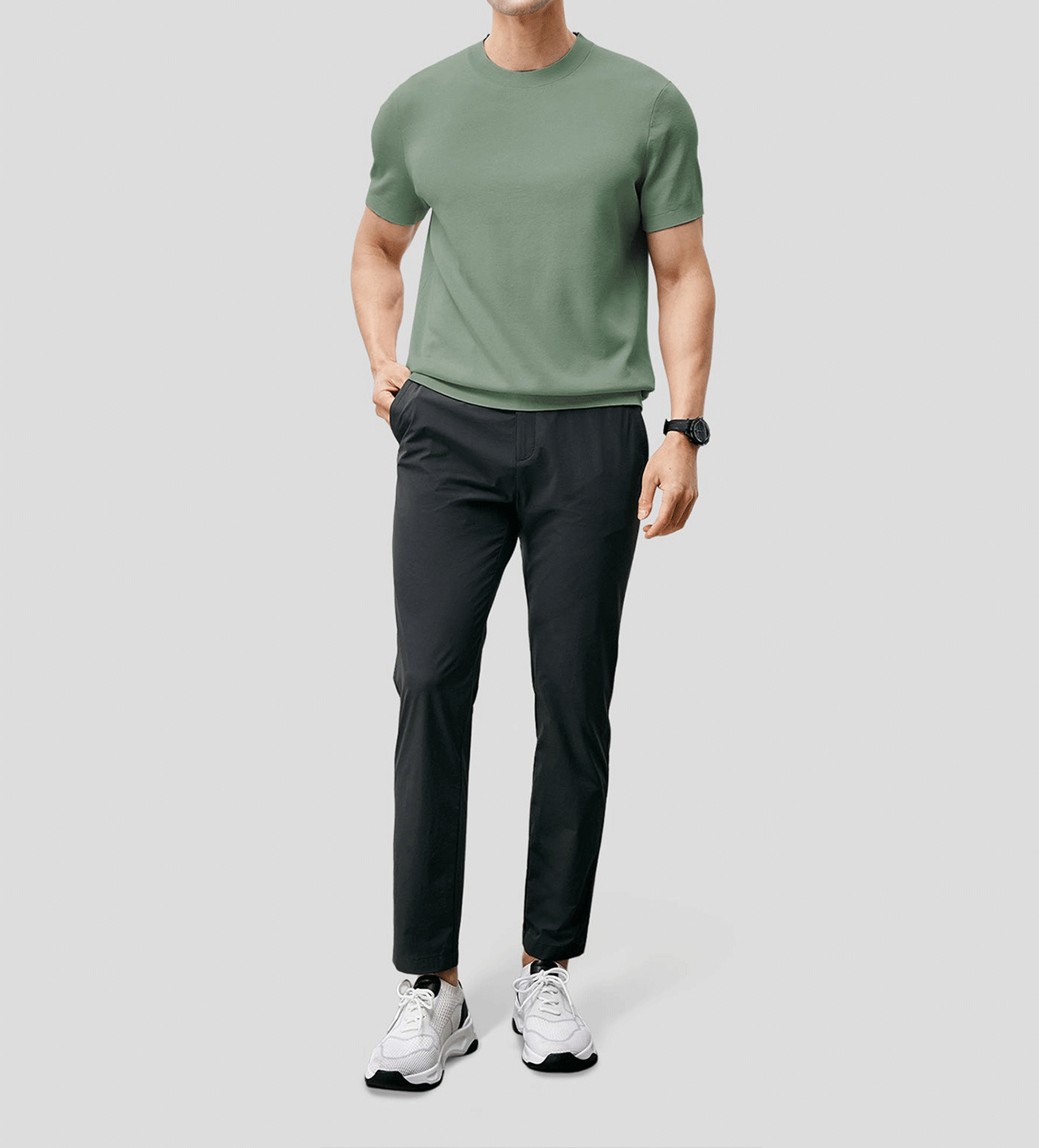 GentleKnit Short Sleeve Knitted T-Shirt