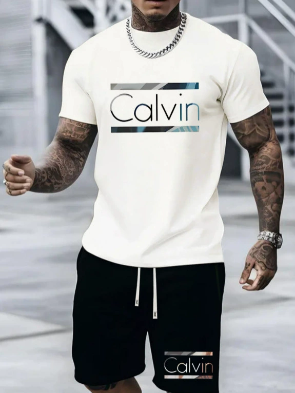 2026 Men's Short-Sleeved T-Shirt and Shorts Set