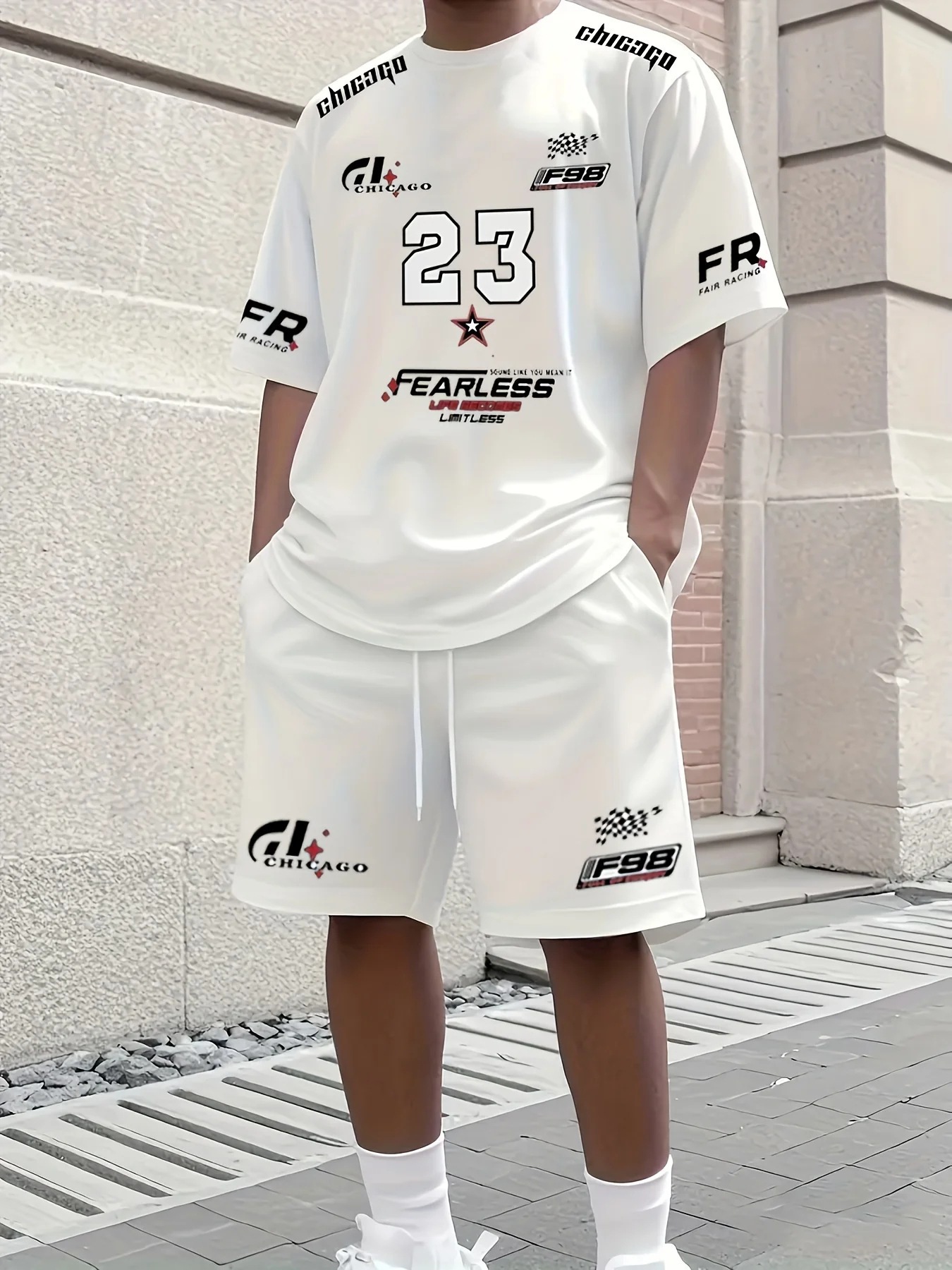 2026 Men's Short-Sleeved T-Shirt and Shorts Set