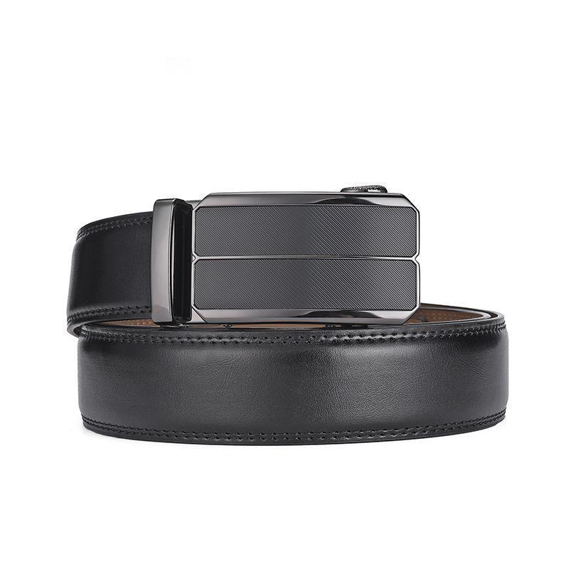 Men's automatic buckle belt