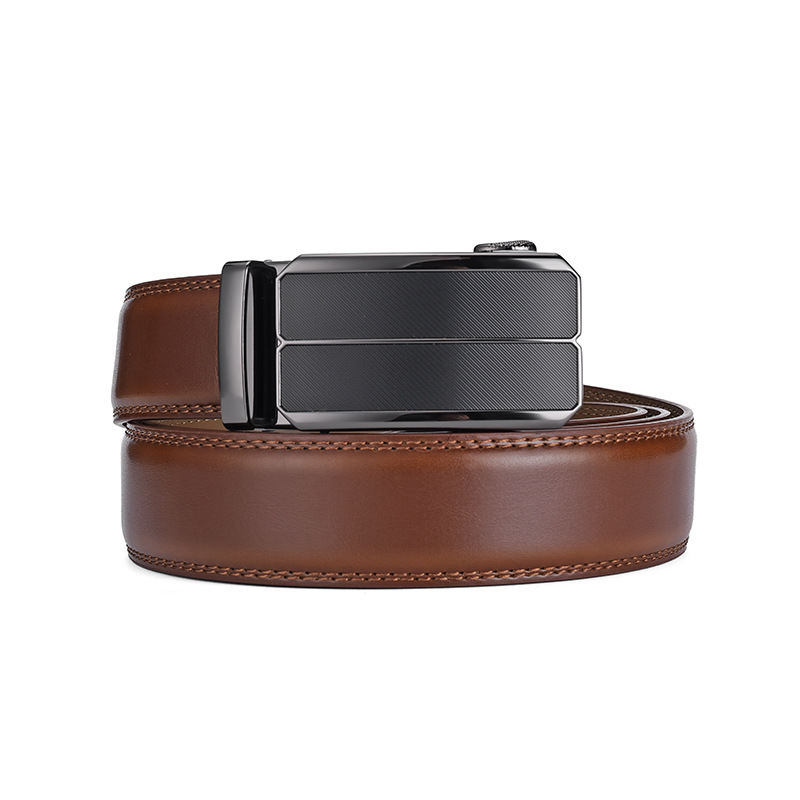 Men's automatic buckle belt