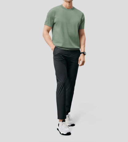 GentleKnit Short Sleeve Knitted T-Shirt