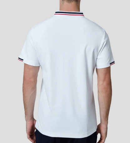 Classic Jacquard Collar Polo Shirt